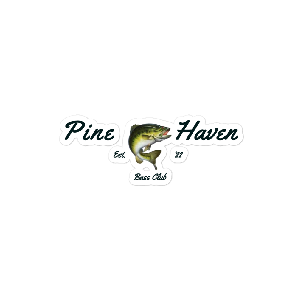 Pine Haven Bass Club Sticker