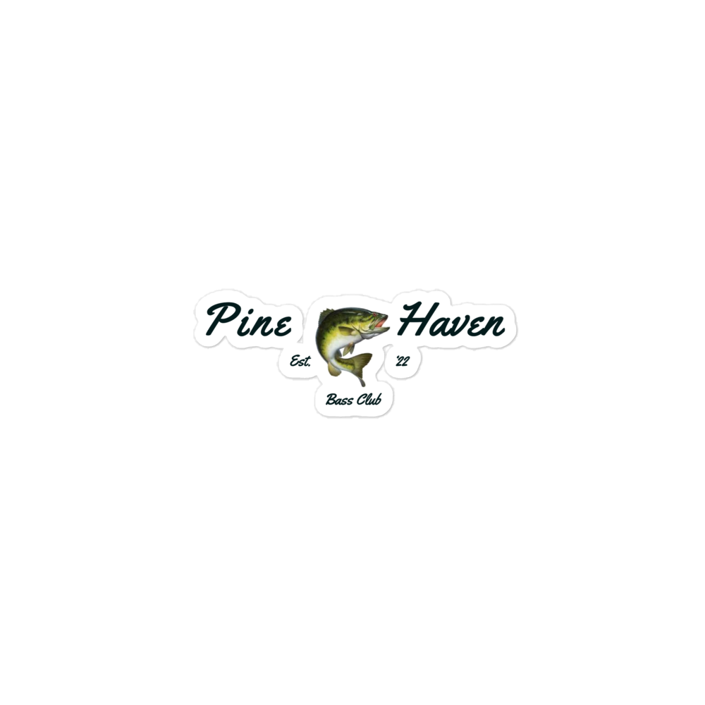 Pine Haven Bass Club Sticker