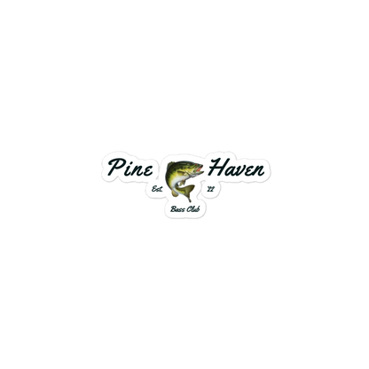 Pine Haven Bass Club Sticker