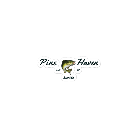 Pine Haven Bass Club Sticker