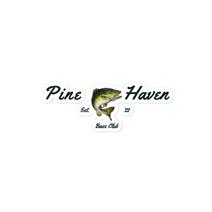 Pine Haven Bass Club Sticker