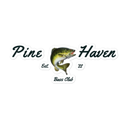 Pine Haven Bass Club Sticker